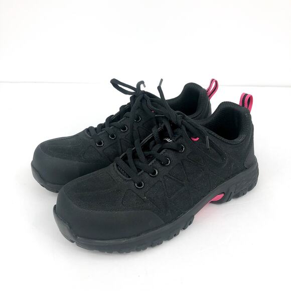 NAUTILUS Women's Spark Work Shoes US 6.5 Black Carbon Slip Resistant EUC - Picture 4 of 10